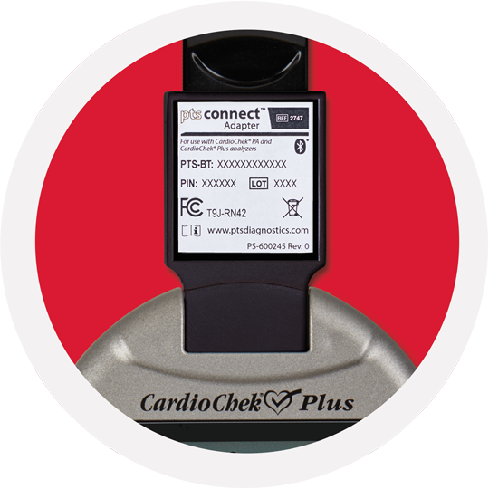 CardioChek notar Bluetooth® tækni til að auðvelda gagnaflutning.