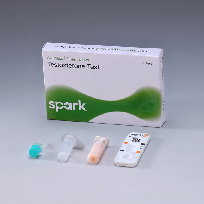 Spark Testosterone mæling 25 stk með SparkDx appi eða Cube Reader